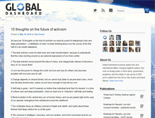 Tablet Screenshot of globaldashboard.org
